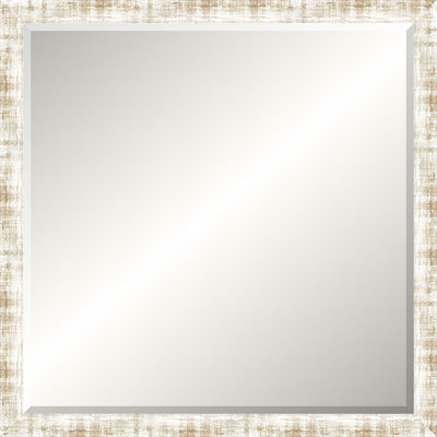 Faded White Legacy Mirror