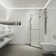 Piedmont 38" W x 38" D x 73" H Hinged Frameless Shower Enclosure with 3/8  Clear Glass