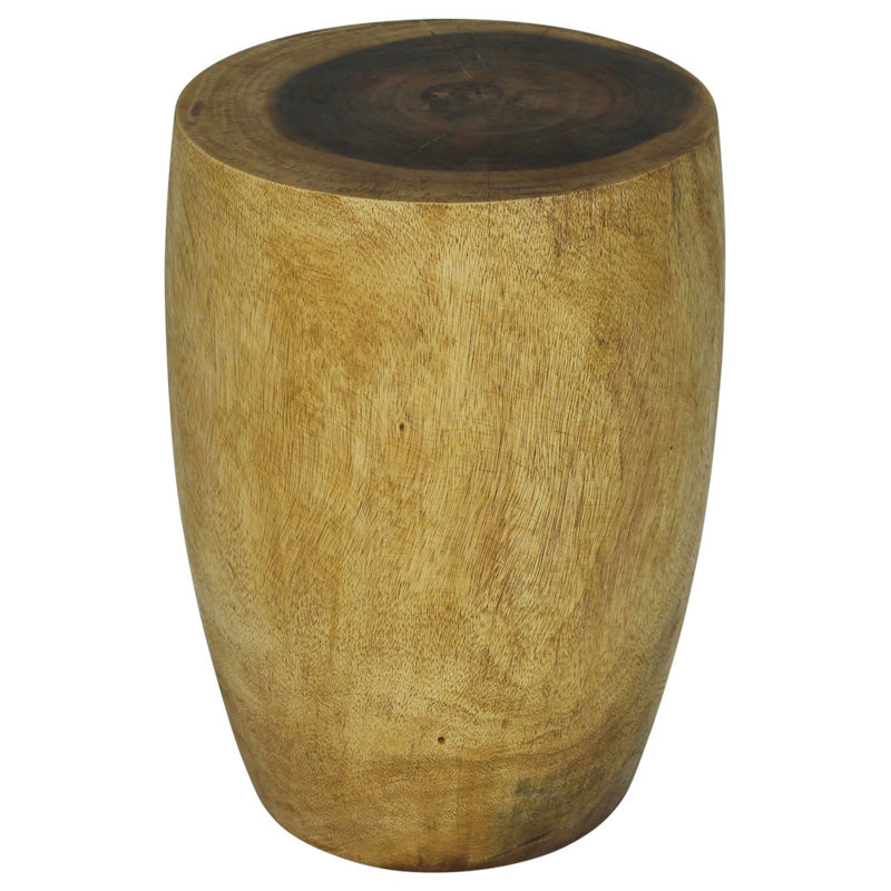 Iraima Solid Wood End Table, Oak