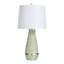 Lampe de table Poly - Sauge des tropiques - abat-jour blanc