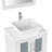  24" Single Bathroom Vanity Set with Mirror-27052444