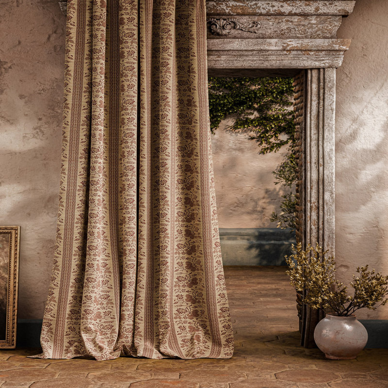 Filigree Bellagio Stripe, Sandstone/Russet