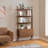 71"H x 33"W 3-Tier Crookston Bookshelf with 2 Drawers