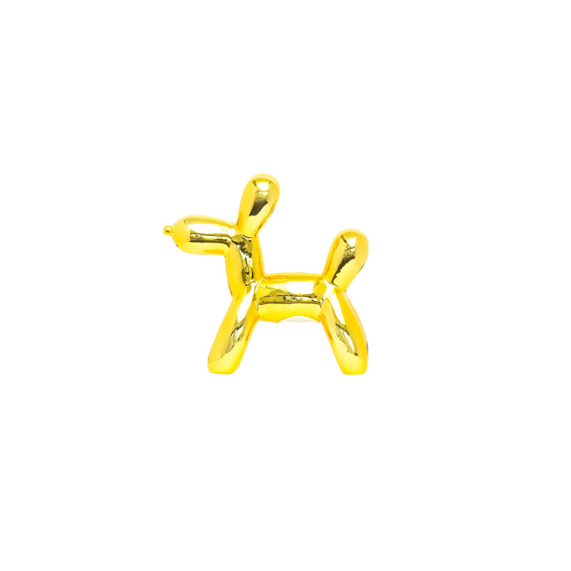 Tirelire Porum, H 7,5 po x l 2 po x P 7,5 po, Jaune