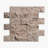 Noce Splitface 2x4 Brick Travertine Mosaic-122881646