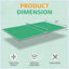 Plateau de table de tennis de table pliable et portable de 8,5 pi de taille moyenne pour jeux d'intérieur-124823455-124823457