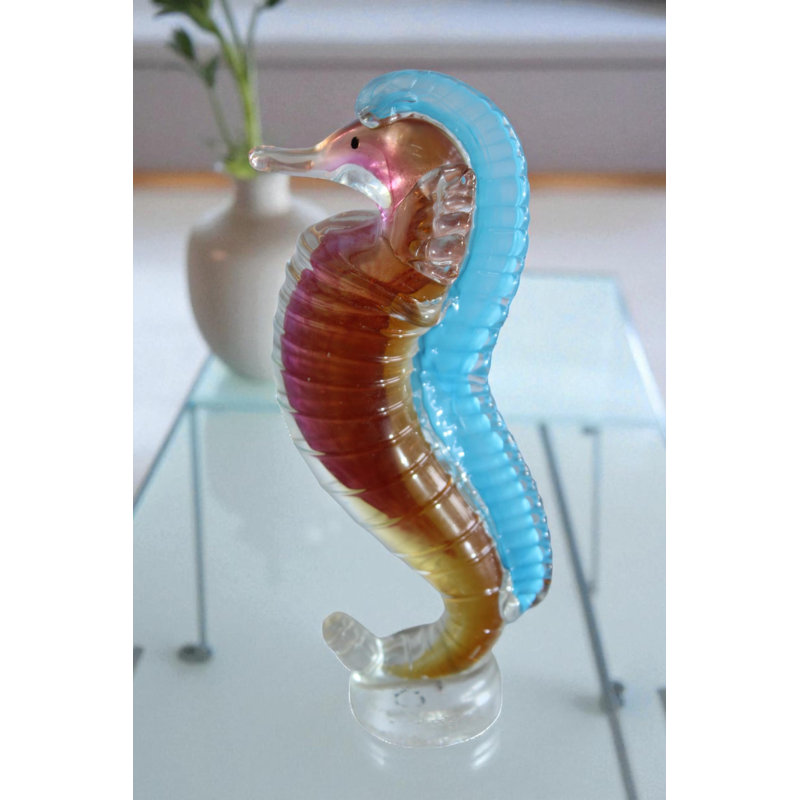 Figurine décorative en verre soufflé à la main NIFao 4 po x 4 po x 10 po H