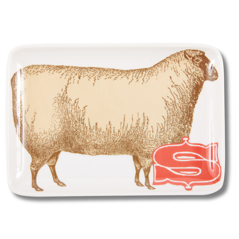 ALPHABET VALET TRAY SHEEP