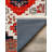 Otasna Collection Digital Print Cotton-Polyester Red Moroccan Rug-1438383196