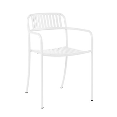 Outdoor Stacking Dining Armchair with Cushions