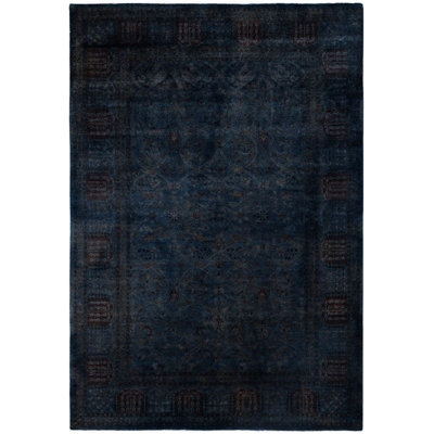 Overdyed One-of-a-Kind 6' 1" X 8' 9" Hand Knotted Area Rug