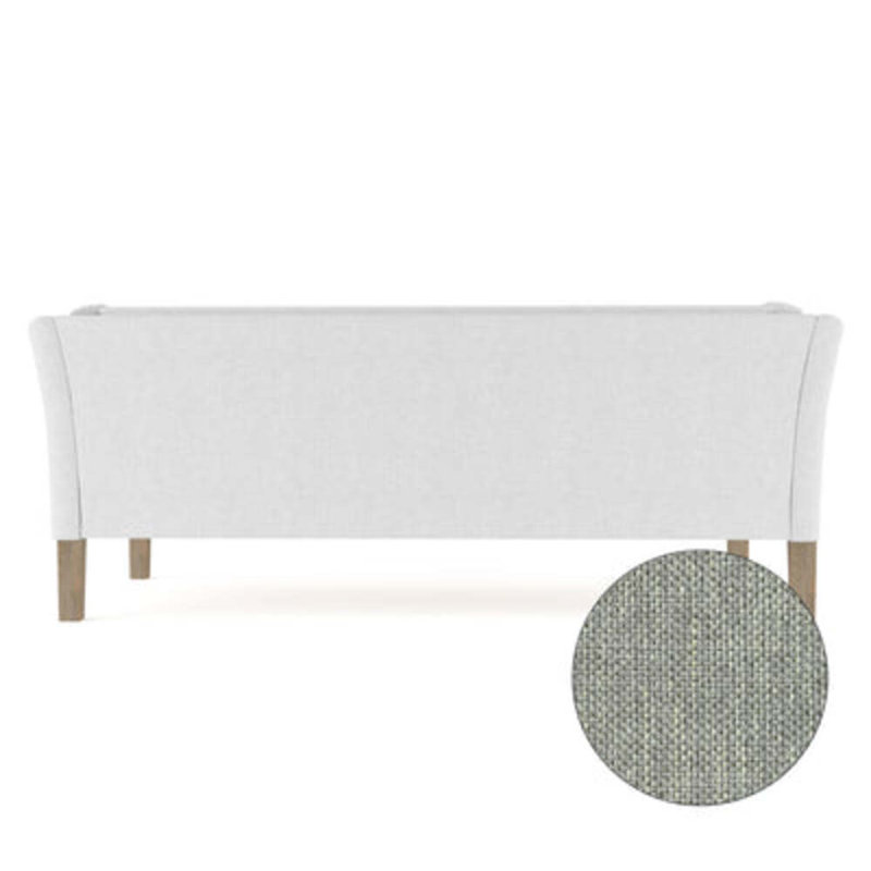 Charlton Flared Shelter-Arm Sofa, Pebble Weave Linen Haze, Natural, 31" H x 72" W x 33" D