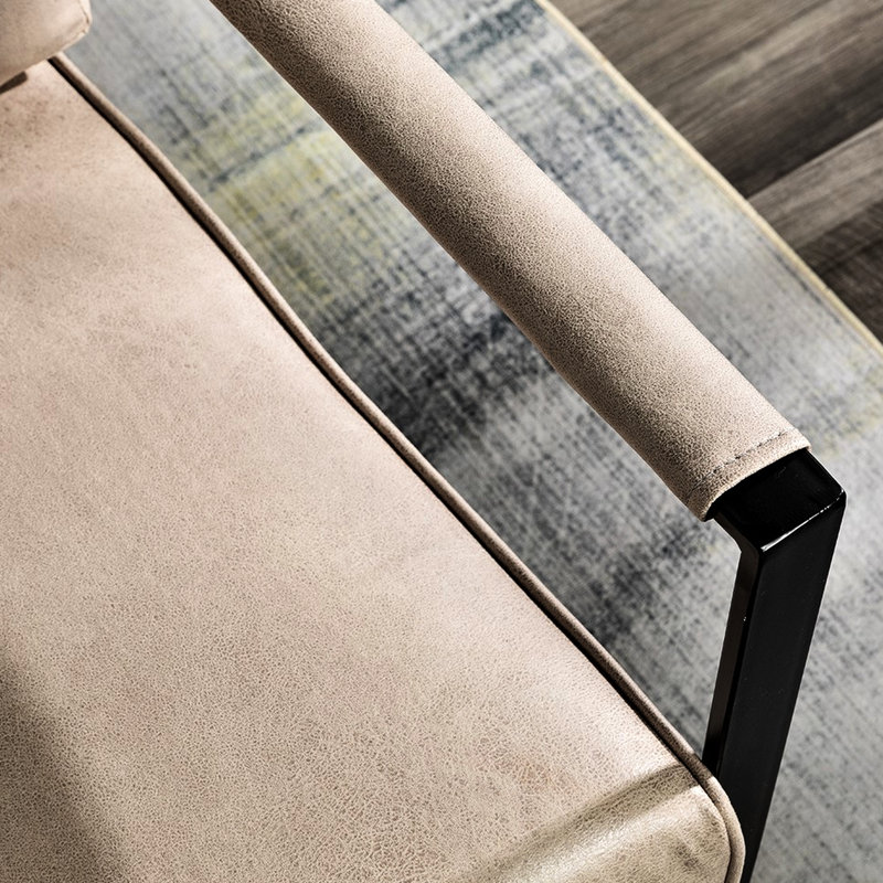 Chaise d'appoint Direct Classic Mid Century Modern, Chameau clair