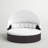 Convene Wicker Rattan Outdoor Patio Canopy Sectional Daybed-1220764079