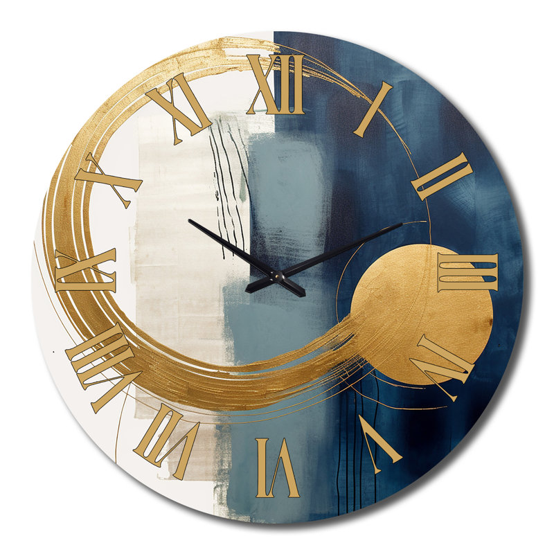Horloge murale Mid-Century I Moon Bliss On, Grand