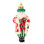Check It Out Santa Lucia Glass Ornament