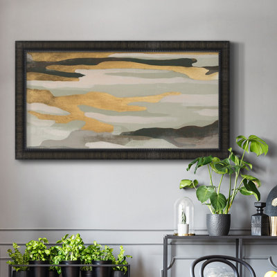 Stone Shadows I, toile encadrée de qualité supérieure - prête à être accrochée