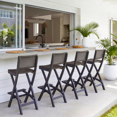 Jacobson Outdoor 31.50'' Bar Stool