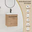 Meuble-lavabo mural simple 18 po avec comptoir en céramique-106713841