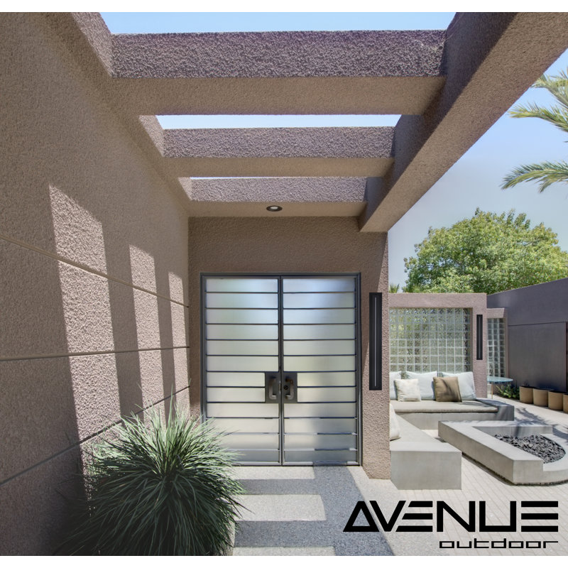 Avenue LED Outdoor Wall Lantern, 38" H x 5" W x 3" D