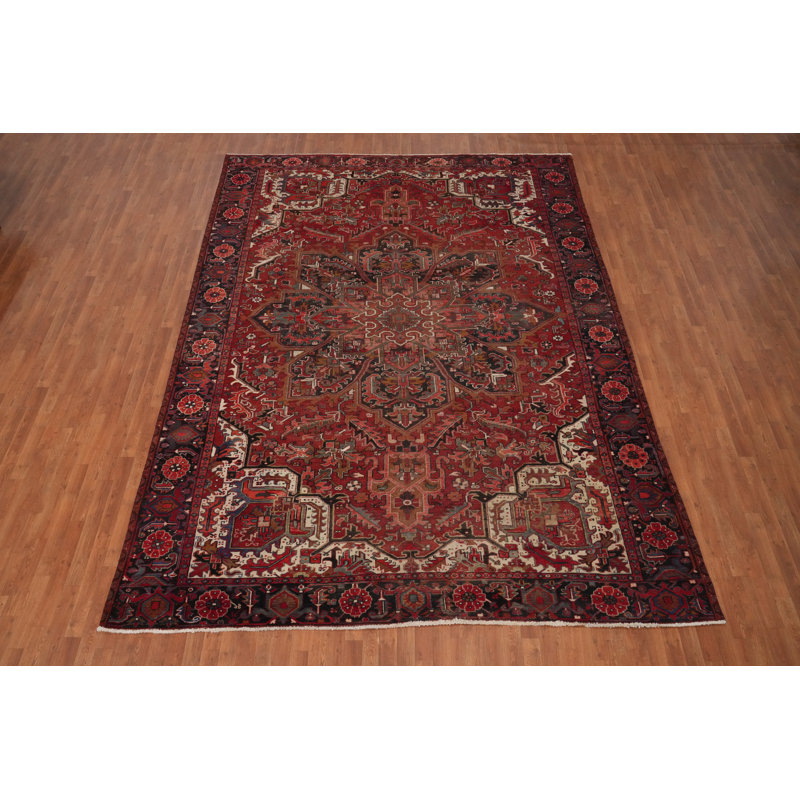 Tapis traditionnel à motif de légumes 10 x 13