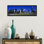 «Buildings in a City Cleveland, Ohio», reproduction de photo sur toile