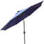 Antibes 2.7m Traditional Parasol with Lights-1258266136
