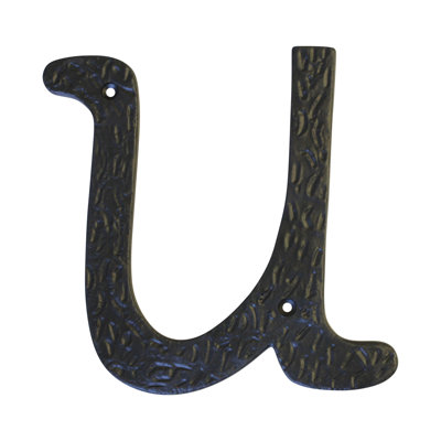 6'' H Metal House Letter