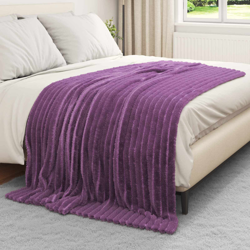 5.1-42 Throw Blanket, Purple, 200cm x 150cm