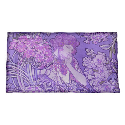 Alphonse Mucha Polyester Sham Set