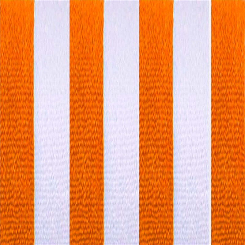 100% Cotton Beach Towel, Orange/White