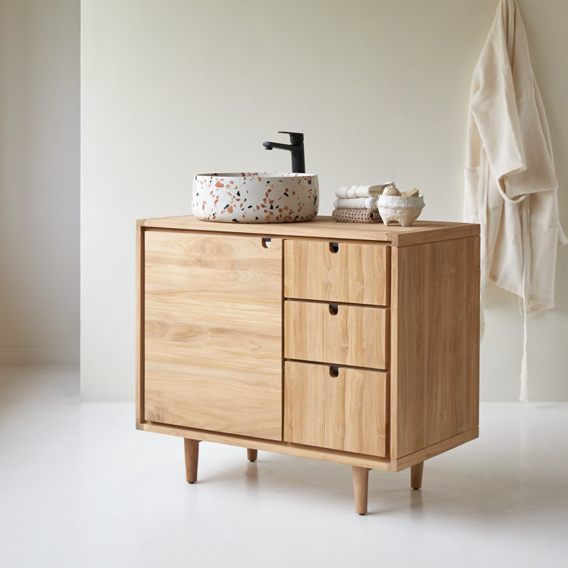 Jonàk 36.61'' W Single Bathroom Vanity Base