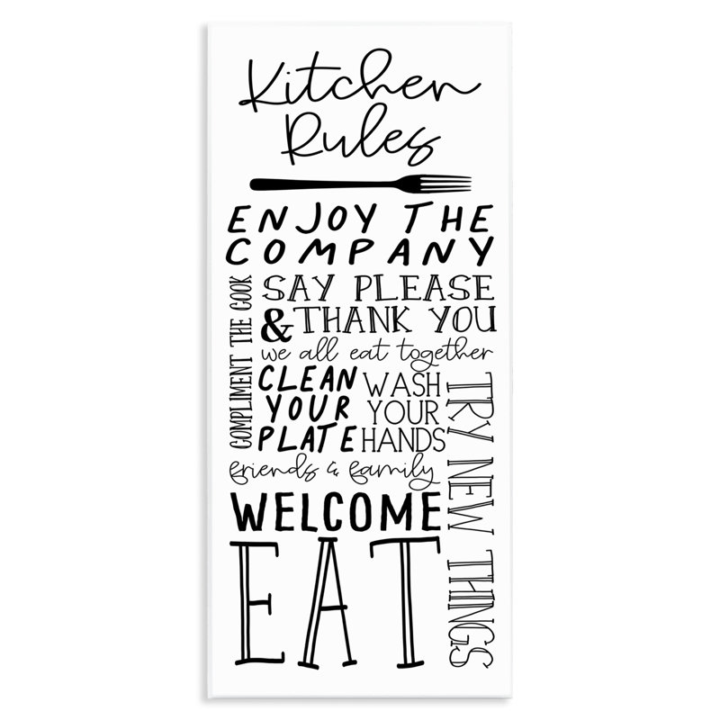 Art mural, "Kitchen Rules" par Nicole DeCamp