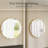 Round Wavy Mirror, Metal Frame Circle Mirror, Round Wall Mounted for Entryway, Bathroom, Vanity, Living Room,-114903705-115664925