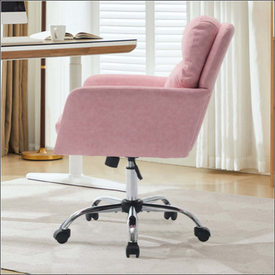 Artificial Leather, PU Leather,  Base, Adjustable In Height, Suitable For Office, Bedroom, Dressing Table And Other Environments. An Office Chair