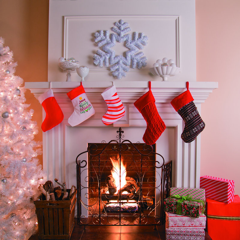 Non Woven Candy Cane Stocking