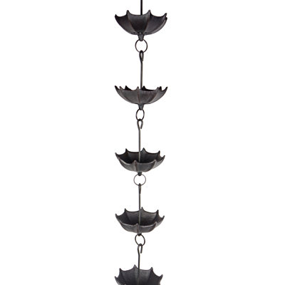 Tequesta Weather Resistant Metal Abstract Rain Chain