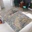 Hand Knotted Camouflage Area Rug in Beige/Gray/Brown