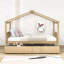 Lit simple en bois avec tiroirs-826762300