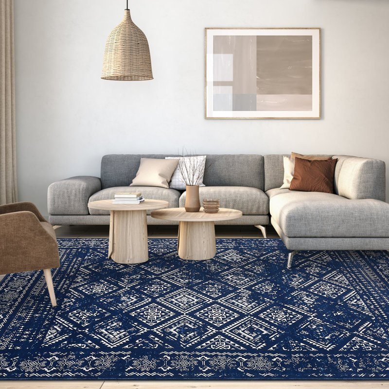 Tapis Leeoma avec envers antidérapant, Rectangle 8 pi x 10 pi