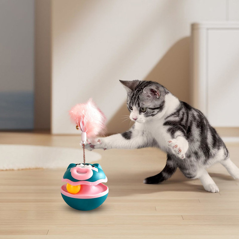 Jeu de jouets pour chats avec jouets amusants, Blue