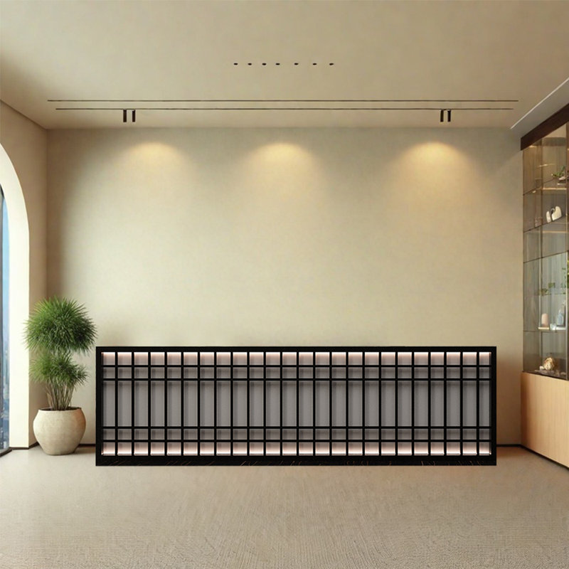 Bureau de réception moderne, pupitre de réception et support pour hôtesse - Bureau de réception robuste pour les espaces de bureau
