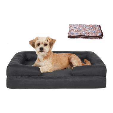 Bedsure Orthopedic Dog Bed, Bolster Dog Beds for Medium/Large/Extra Large  Dogs - Foam Sofa with Removable Washable Cover, Waterproof Lining and  Nonskid Bottom Couch 