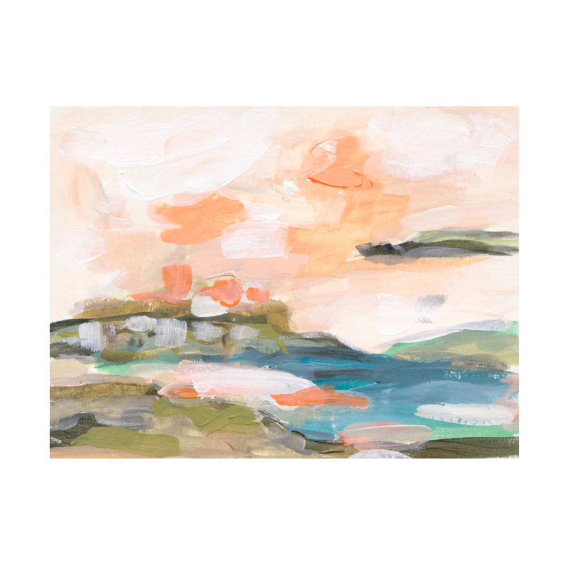 Art sur toile Melissa Wang, H 14 po x l 19 po x P 2 po