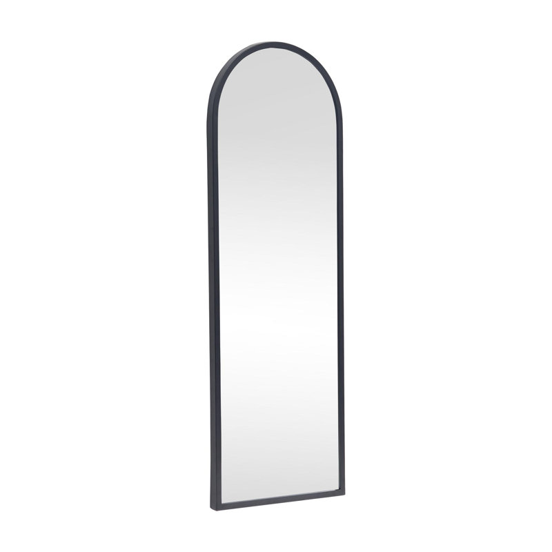 Ardenne Metal Wall Mirror, Matte Black