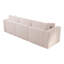 Canapé moderne modulaire souple pour 3 personnes de 106,3 po - Conception hautement polyvalente et confortable. Idéal et rose. Choix de meubles moelleux.-1022923056-1022923061