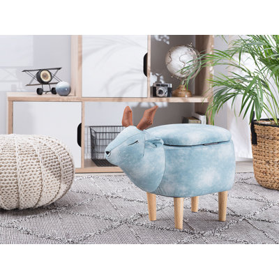 Solid + Manufactured Wood Accent Stool