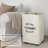 Fabric Rolling Laundry Hamper with Handles-5591482