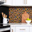 Nihaan 50 x 100 cm PVC Tile in Orange
