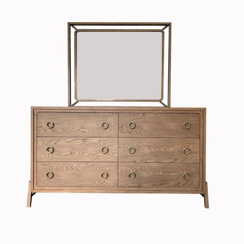 Mirror in Latte Finish